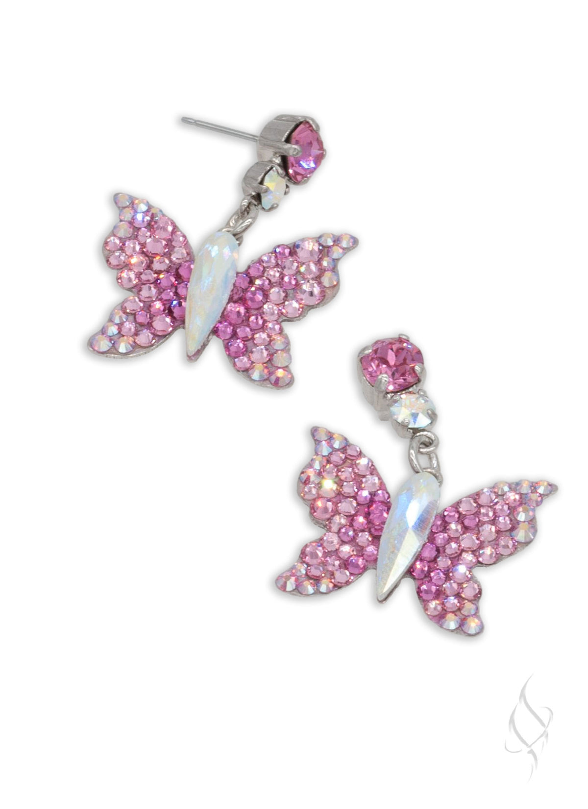 Small Butterfly Earrings - Sterling Silver | My 12 Step Store Small Butterfly Earrings - Sterling Silver | My 12 Step Store