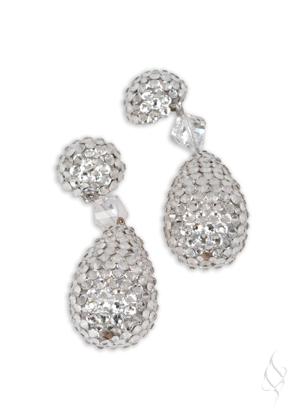 OLIVIA Earrings in Crystal by Stefanie Somers